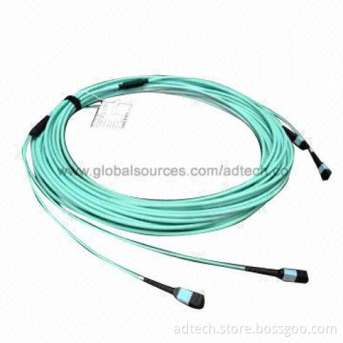 MTP fiber-optic patch cord, 24-fiber OM3